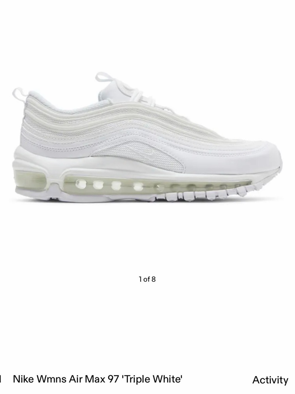 Nike Air Max 97 Triple White - Women’s